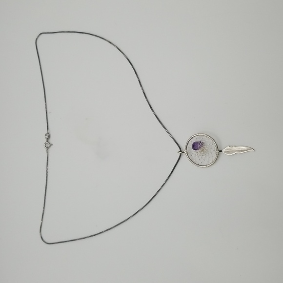 187 Sterling silver 925 Italy amethyst - Picture 2 of 4